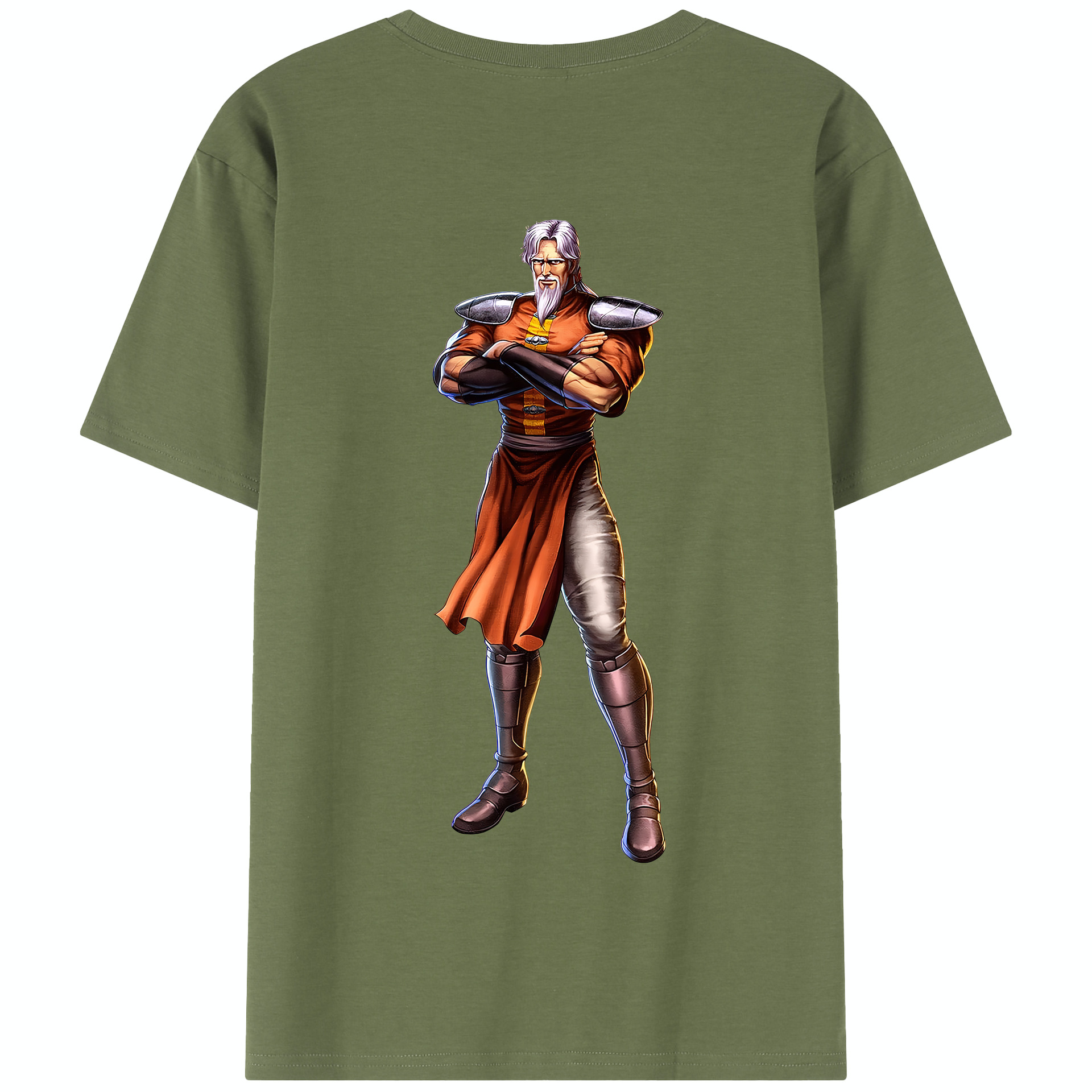 （画像用） 北斗の拳 Fist of the North Star 綿100％半袖Tシャツ（背面プリント）